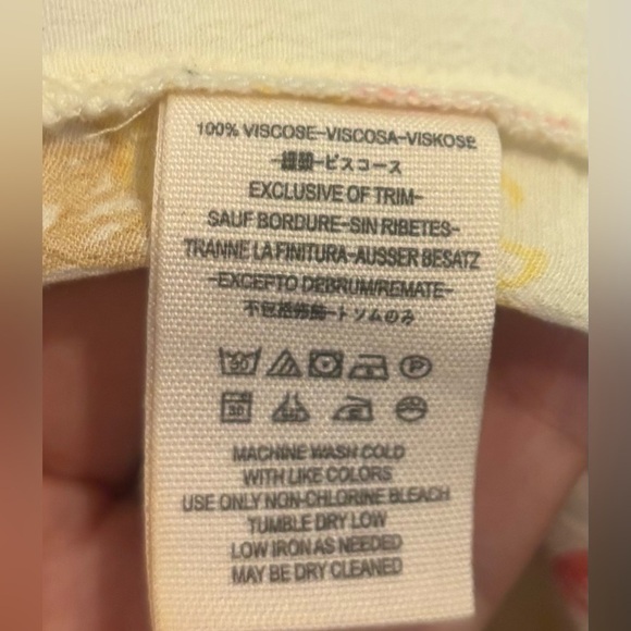 Free People Beige Hawaii Mini Dress Women’s Size Small - Picture 7 of 7